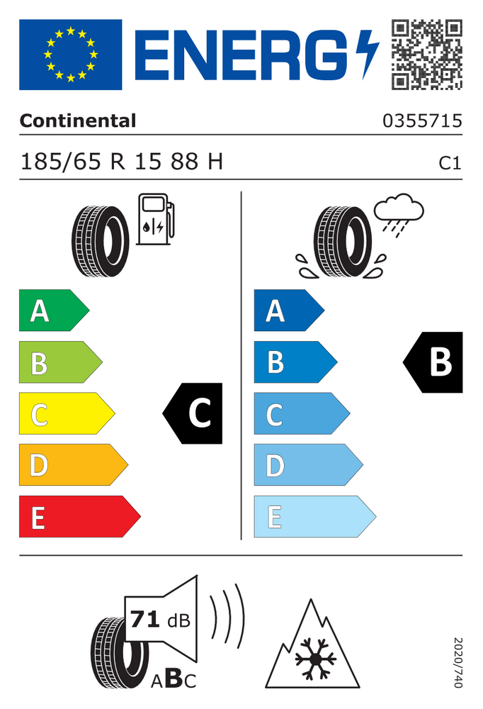 
                      
                        Continental AllSeasonContact 185/65 R15 88H
                      
                    