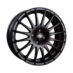 OZ Superturismo GT Matt Black Red Lettering