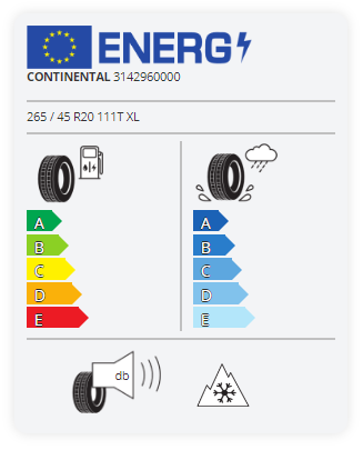
                      
                        Continental AllSeasonContact 2 265/45 R20 111T
                      
                    