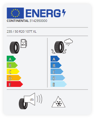 
                      
                        Continental AllSeasonContact 2 235/50 R20 107T
                      
                    