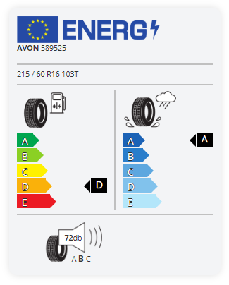 
                      
                        Avon AV12 215/60 R16C 103/101T
                      
                    