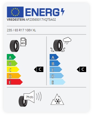 
                      
                        Vredestein Quatrac 5 235/65 R17 108V
                      
                    