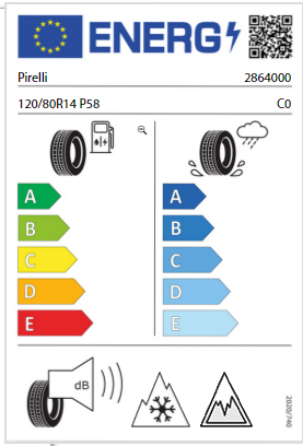 
                      
                        Pirelli Angel Scooter 120/80 R14 58P
                      
                    