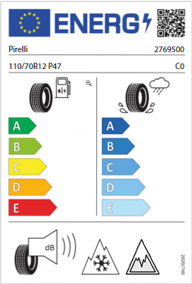 
                      
                        Pirelli Angel Scooter 110/70 R12 47P
                      
                    