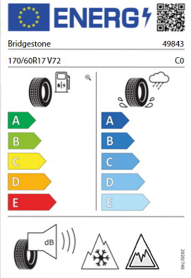 
                      
                        Bridgestone Battlax A 41 R 170/60 R17 72V
                      
                    