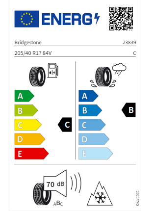 
                      
                        Bridgestone Blizzak 6 205/40 R17 84V
                      
                    