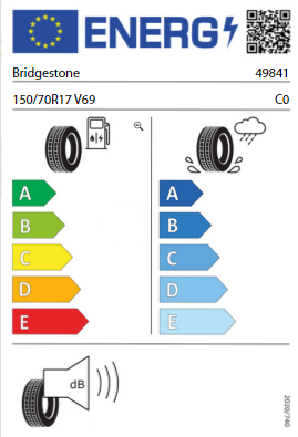 
                      
                        Bridgestone Battlax A 41 R G 170/60 R17 72V
                      
                    