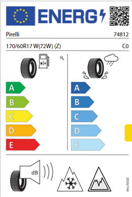 
                      
                        Pirelli Angel GT II 170/60 R17 72ZR
                      
                    