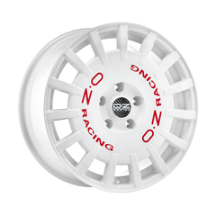 OZ Rally Racing White Red Lettering