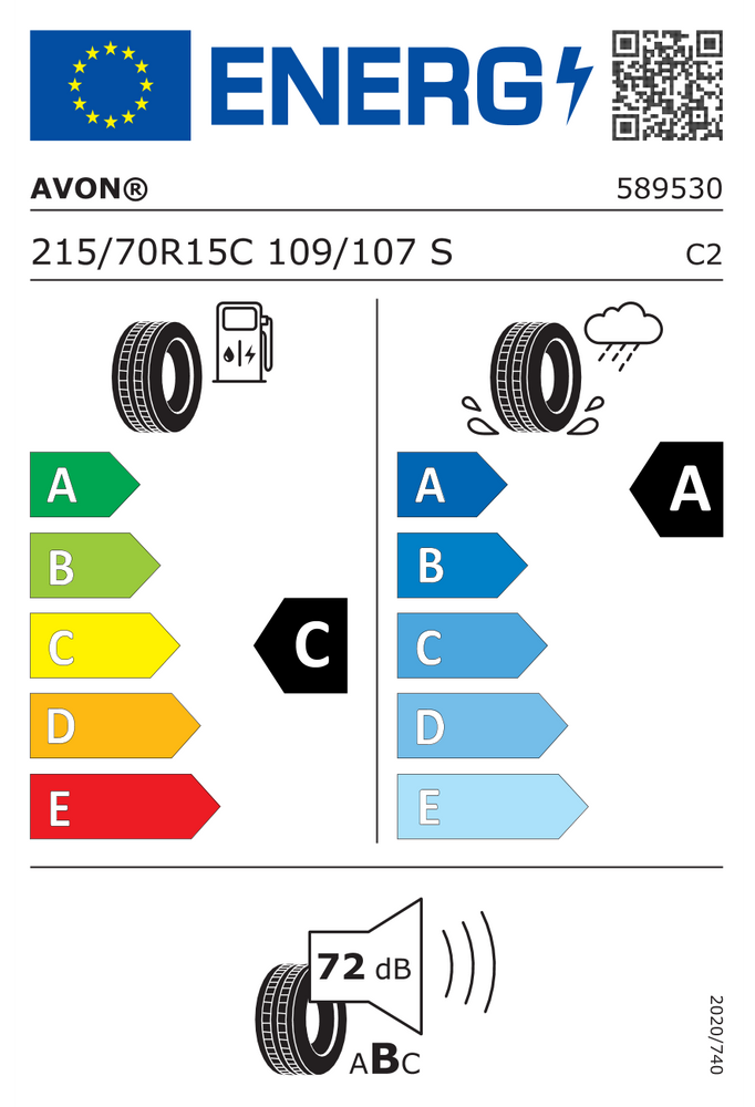 
                      
                        Avon AV12 215/70 R15C 109/107S
                      
                    