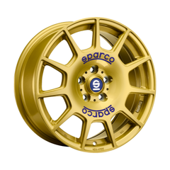 Sparco Sparco Terra Race Gold Blue Lettering